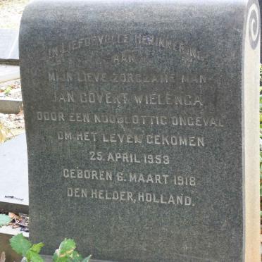 WIELENGA Jan Govert 1918-1953