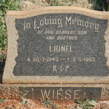 WIESE Lionel 1943-1963