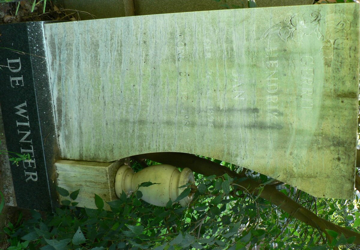 WINTER Gerrit Hendrik Jan, de 1896-1980