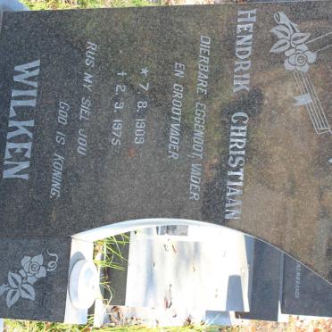 WILKEN Hendrik Christiaan 1909-1975