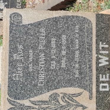 WIT Christian Pieter, de 1869-1959