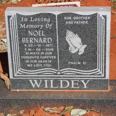 WILDEY Noel Bernard 1971-2019