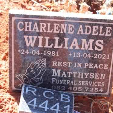 WILLIAMS Charlene Adele 1981-2021