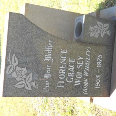 WOLSEY Florence Grace nee WHATLEY 1903-1975