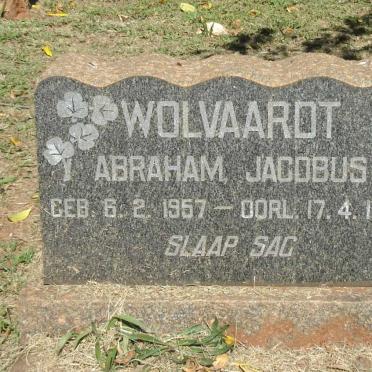 WOLVAARDT Abraham Jacobus 1957-1957