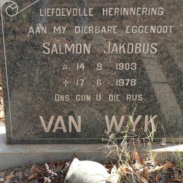 WYK Salmon Jakobus, van 1903-1978