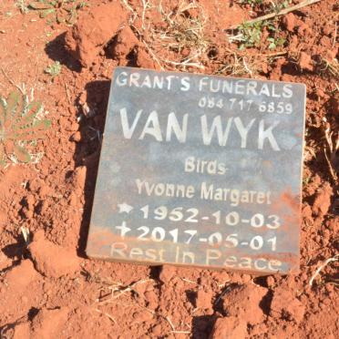 WYK Birds Yvonne Margaret, van 1952-2017