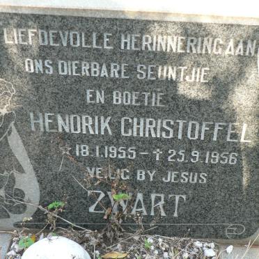 ZWART Hendrik Christoffel 1955-1956