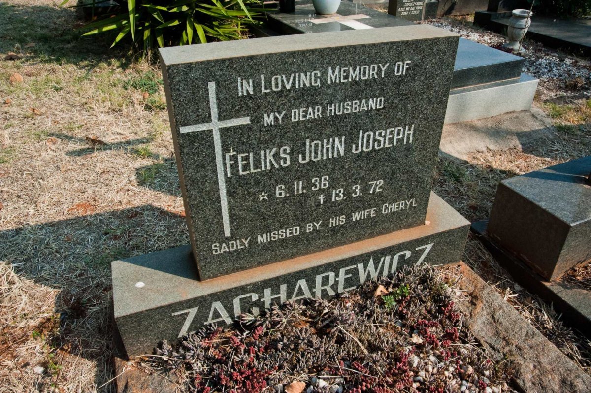 ZACHAREWICZ Feliks John Joseph 1936-1972