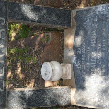 ZERVAS Magdalena Maria nee ENGELBRECHT 1908-1958