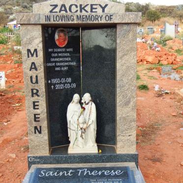 ZACKEY Maureen 1950-2021