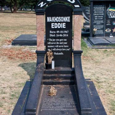 ZONDI Makhosonke Eddie 1967-2014