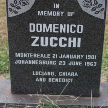ZUCCHI Domenico 1901-1963