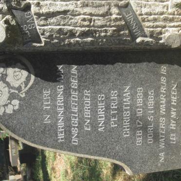 ZYL Andries Petrus Christiaan, van 1939-1965