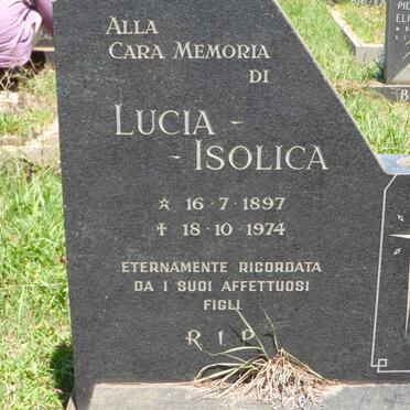 ISOLICA Lucia 1897-1974