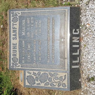 ILLING Ernst Emil 1874-1962 &amp; Martha 1882-1978