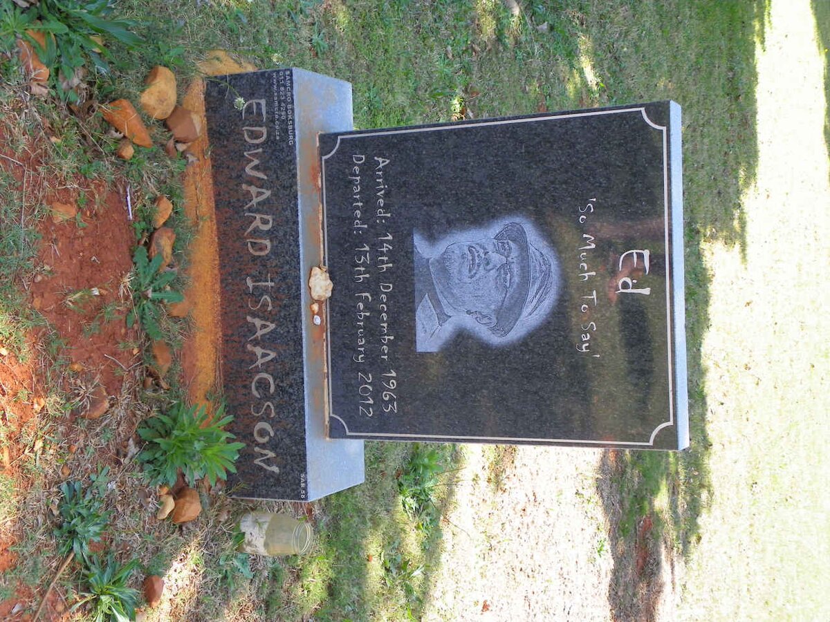 ISAACSON Edward 1963-2012