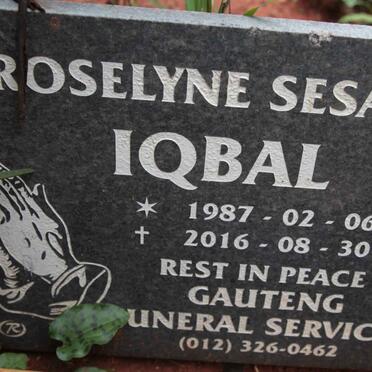 IQBAL Roselyne Sesana 1987-2016