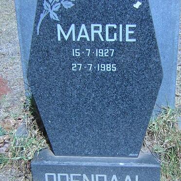 ODENDAAL Margie 1927-1985