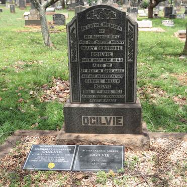 OGILVIE George Miller -1964 &amp; Mary Gertrude -1943