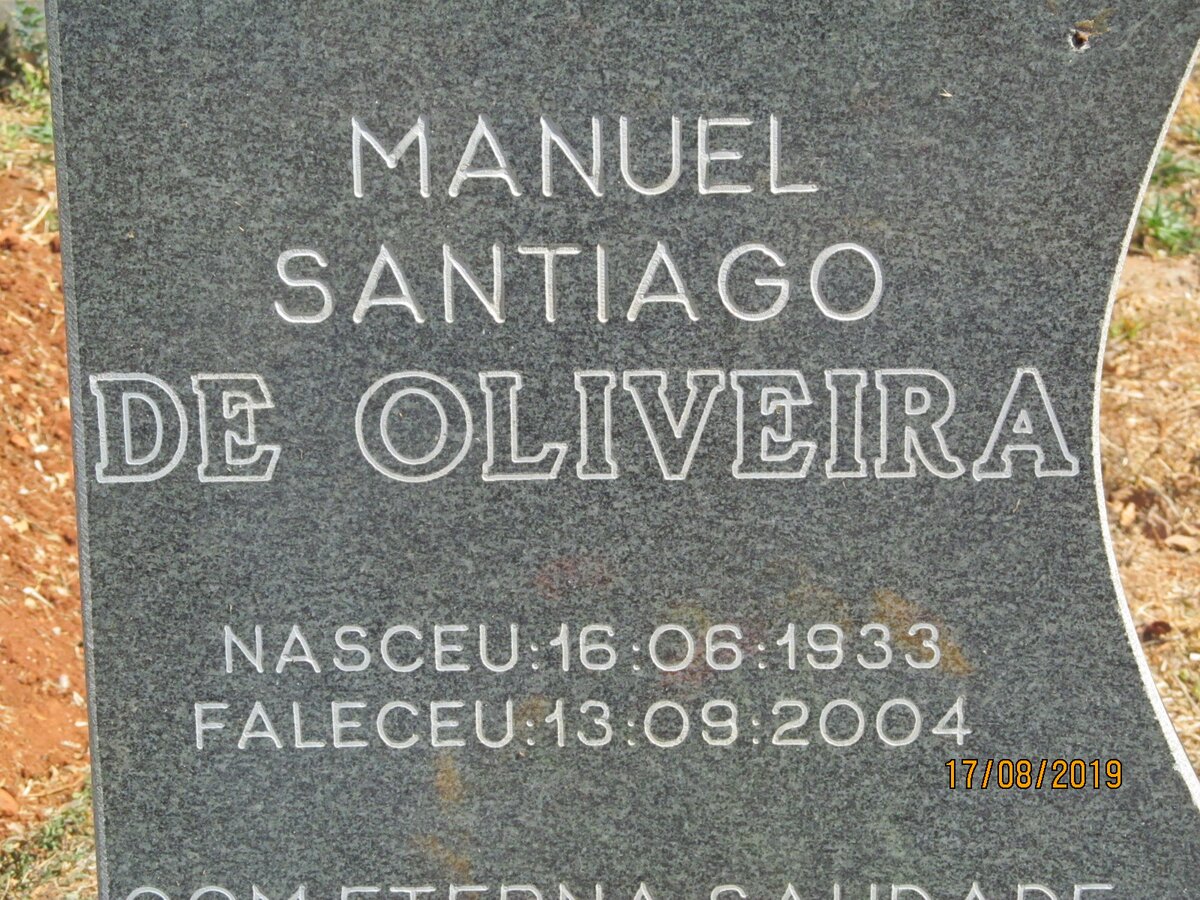 OLIVEIRA Manuel Santiago, de 1933-2004