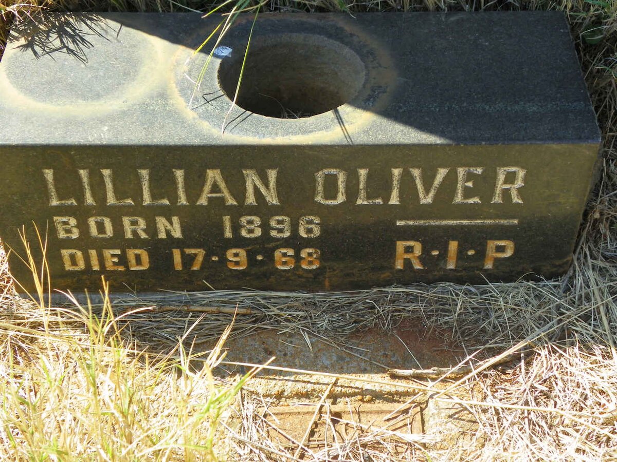 OLIVER Lillian 1896-1968