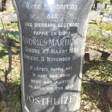 OOSTHUIZEN Andries Marthinus 1906-1954