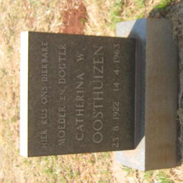 OOSTHUIZEN Catherina W. 1922-1963