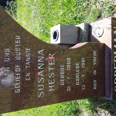 OPPERMAN Susanna Hester 1908-1981