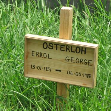 OSTERLOH Errol George 1951-1988