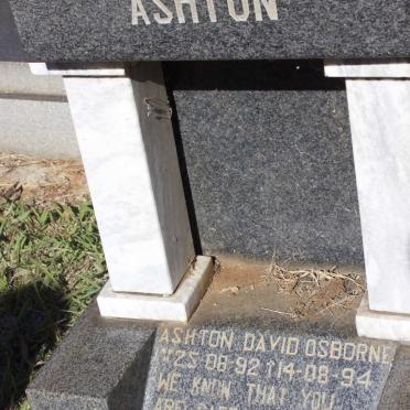 OSBORNE Ashton David 1992-1994