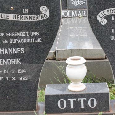 OTTO Johannes Hendrik 1914-1983 &amp; Isabella Maria 1916-1992