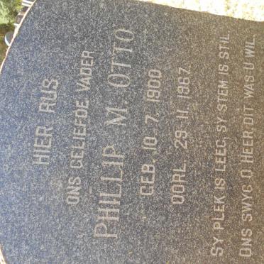 OTTO Phillip M. 1900-1967