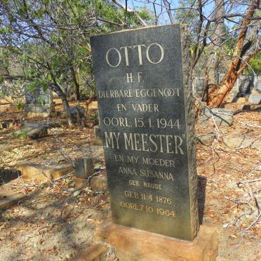 OTTO H.F. -1944 &amp; Anna Susanna NAUDE 1876-1964