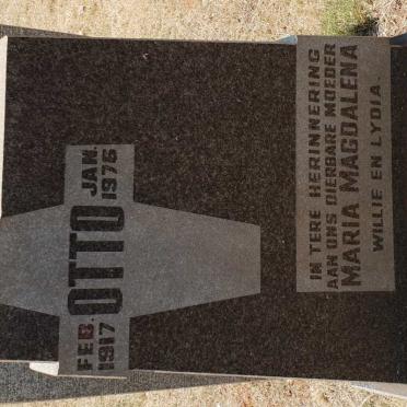 OTTO Maria Magdalena 1917-1976