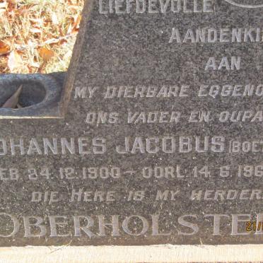 OBERHOLSTER Johannes Jacobus 1900-1962