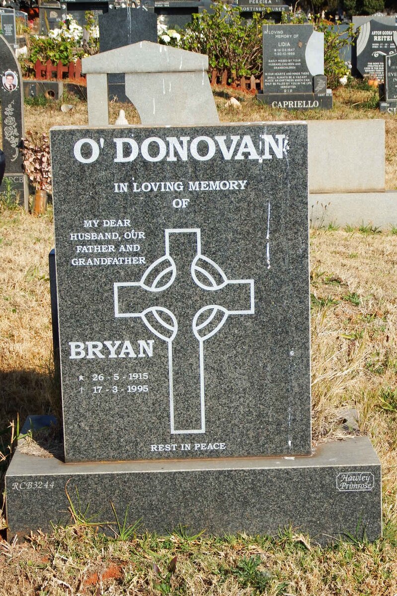 O'DONOVAN Bryan 1915-1995