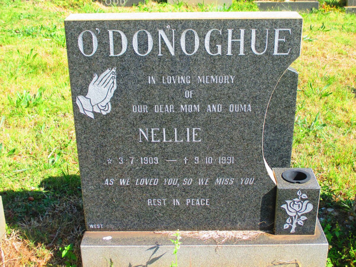 O'DONOGHUE Nellie 1909-1991