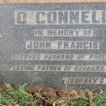 O'CONNELL John Francis