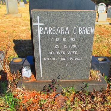 O'BRIEN Barbara 1931-1990