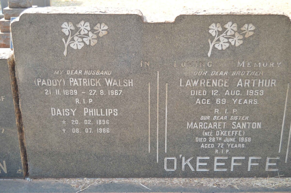 O'KEEFFE :: SANTON :: SHERRIFFS :: WALSH