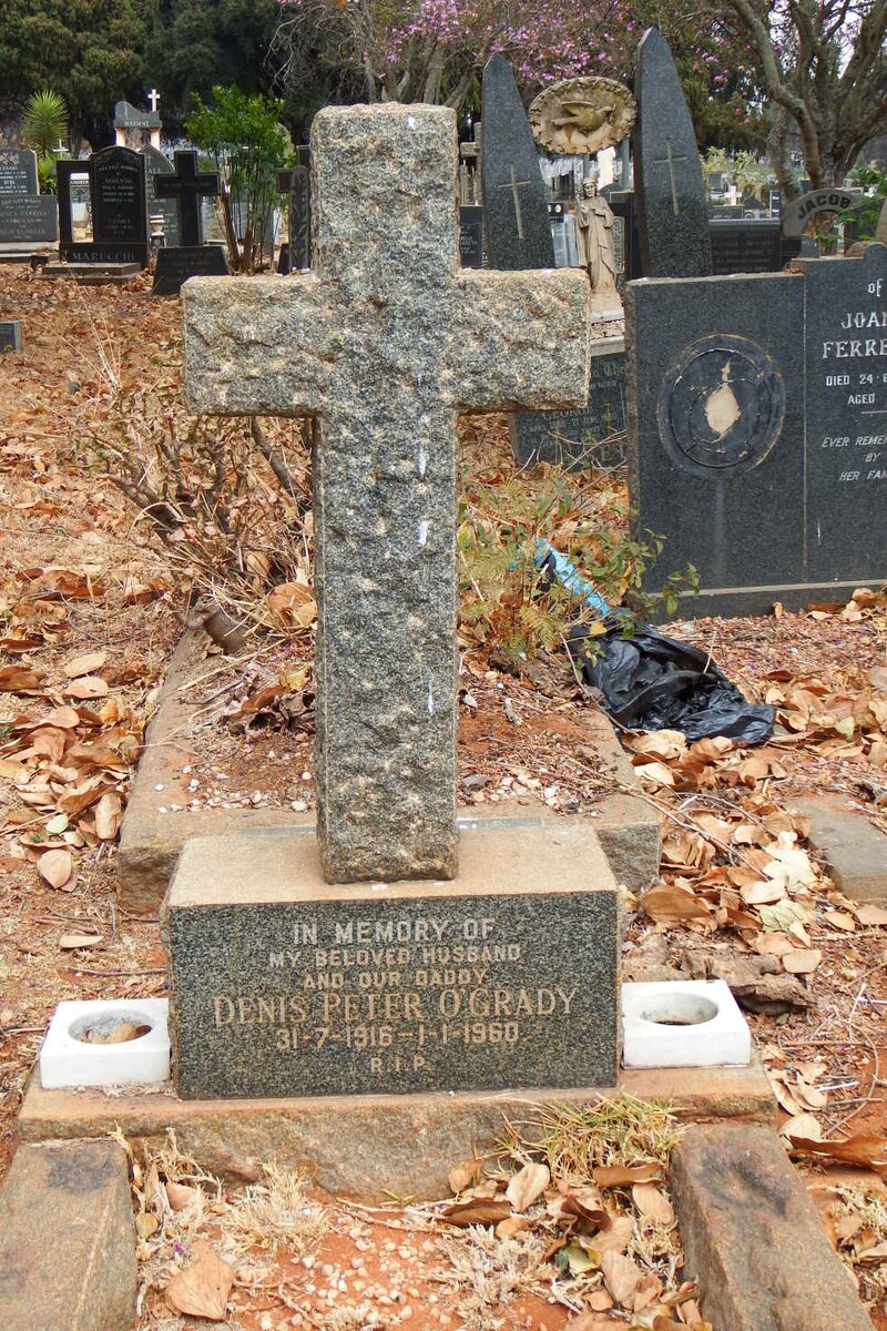 O'GRADY Denis Peter 1916-1960