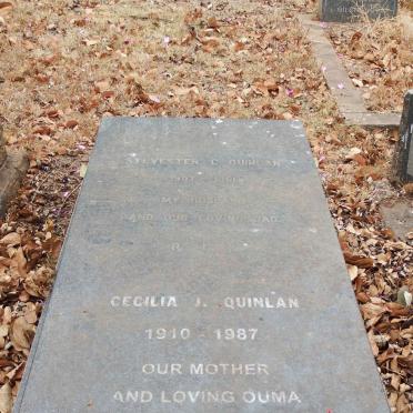 QUINLAN Sylvester C. 1907-1961 &amp; Cecilia J. 1910-1987