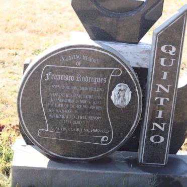 QUINTINO Francisco Rodrigues 1928-2003