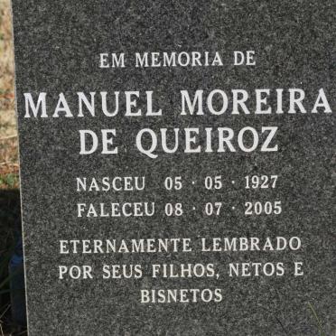 QUEIROZ Manuel Moreira, de 1927-2005