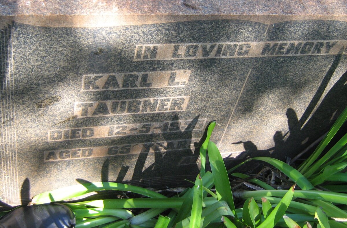 TAUBNER Karl L. -1955