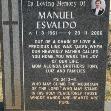 TEIXEIRA Manuel Esvaldo 1961-2006