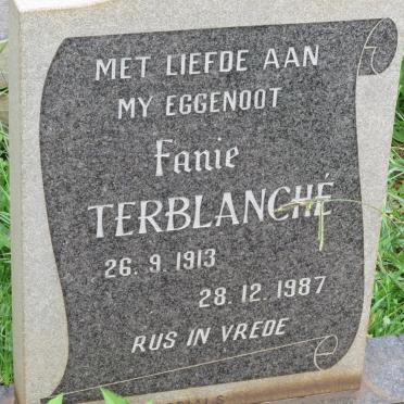 TERBLANCHE Fanie 1913-1987