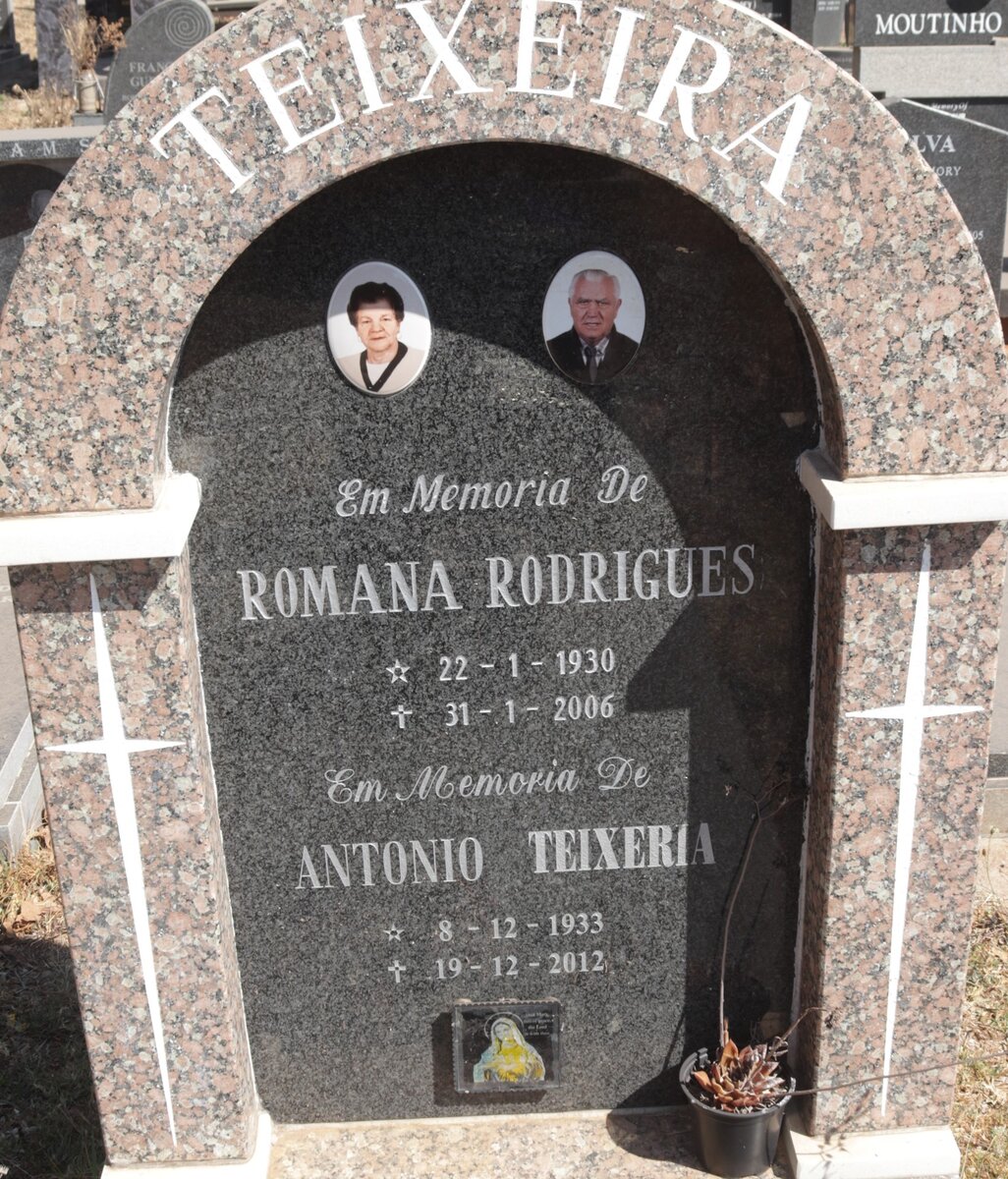 TEIXEIRA Antonio 1933-2012 &amp; Romana RODRIGUES 1930-2006