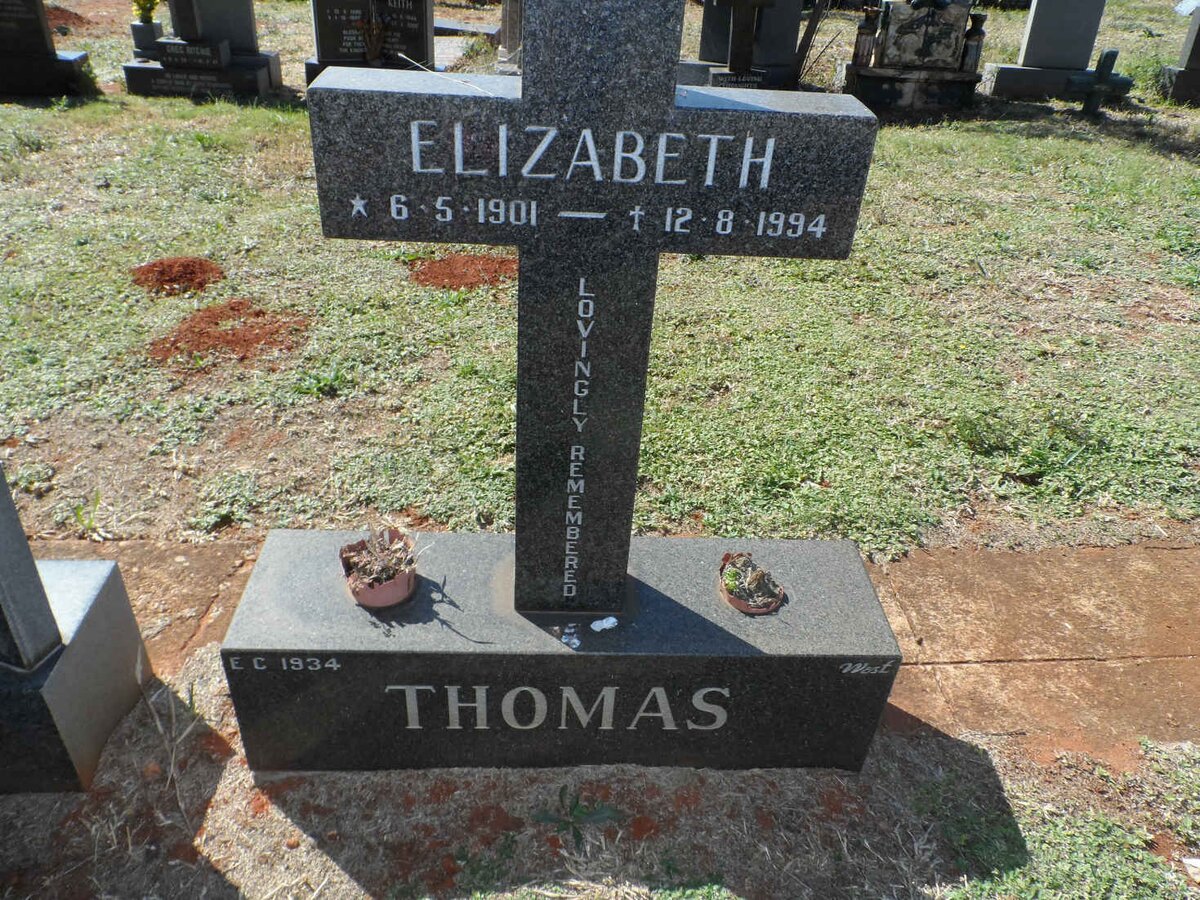 THOMAS Elizabeth 1901-1994